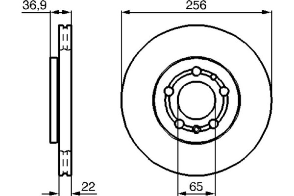 Bosch Δισκόπλακα - 0 986 478 988