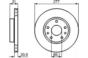 Bosch Δισκόπλακα - 0 986 478 992