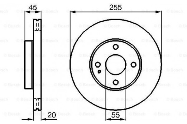 Bosch Δισκόπλακα - 0 986 478 996