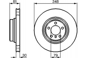 Bosch Δισκόπλακα - 0 986 479 003