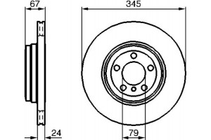 Bosch Δισκόπλακα - 0 986 479 005
