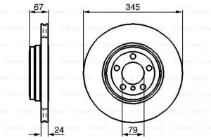 Bosch Δισκόπλακα - 0 986 479 005