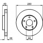 Bosch Δισκόπλακα - 0 986 479 030