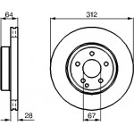 Bosch Δισκόπλακα - 0 986 479 040