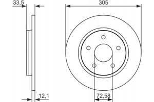 Bosch Δισκόπλακα - 0 986 479 050