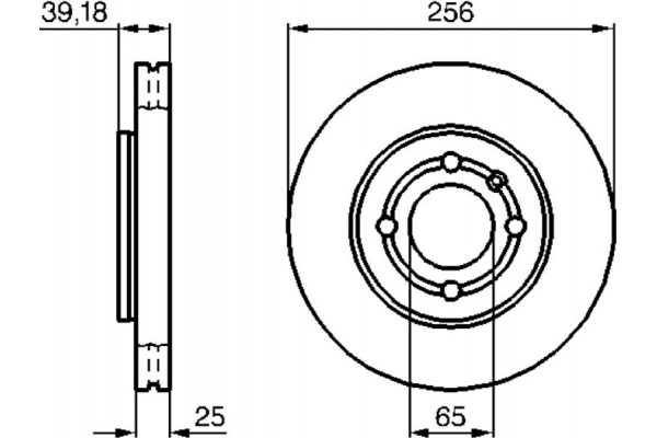 Bosch Δισκόπλακα - 0 986 479 054