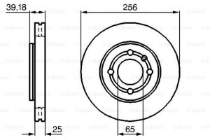 Bosch Δισκόπλακα - 0 986 479 054