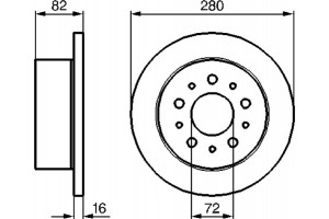 Bosch Δισκόπλακα - 0 986 479 065