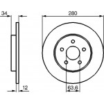 Bosch Δισκόπλακα - 0 986 479 068