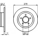 Bosch Δισκόπλακα - 0 986 479 070