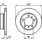 Bosch Δισκόπλακα - 0 986 479 079