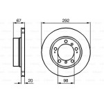 Bosch Δισκόπλακα - 0 986 479 079