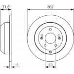 Bosch Δισκόπλακα - 0 986 479 081