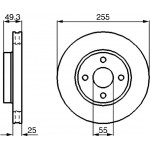 Bosch Δισκόπλακα - 0 986 479 084