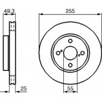 Bosch Δισκόπλακα - 0 986 479 085