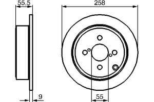 Bosch Δισκόπλακα - 0 986 479 086