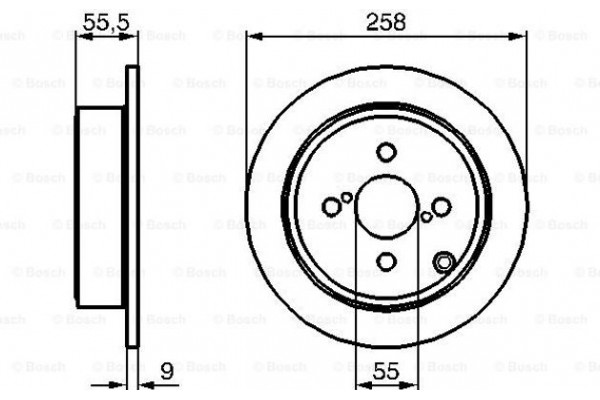 Bosch Δισκόπλακα - 0 986 479 086