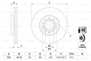 Bosch Δισκόπλακα - 0 986 479 088