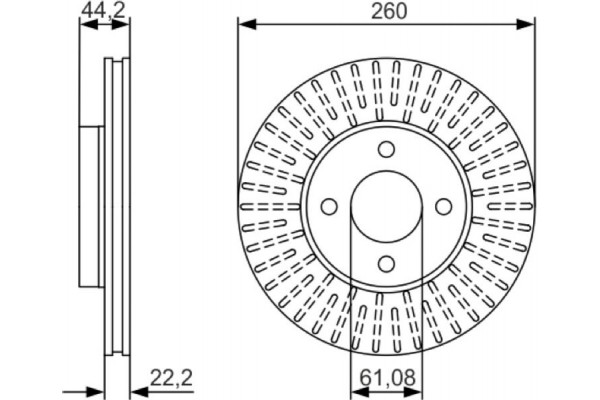 Bosch Δισκόπλακα - 0 986 479 090