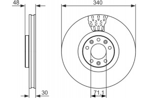 Bosch Δισκόπλακα - 0 986 479 092