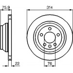 Bosch Δισκόπλακα - 0 986 479 094