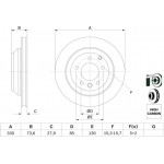 Bosch Δισκόπλακα - 0 986 479 095