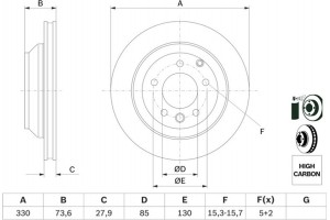 Bosch Δισκόπλακα - 0 986 479 095