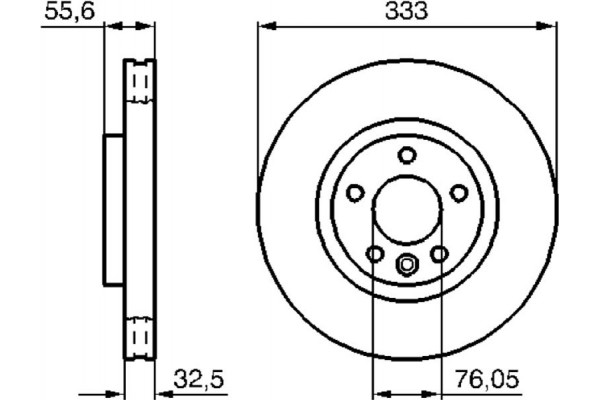 Bosch Δισκόπλακα - 0 986 479 096