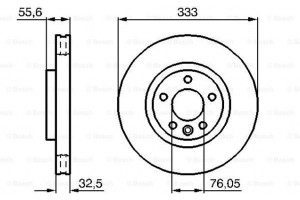 Bosch Δισκόπλακα - 0 986 479 096