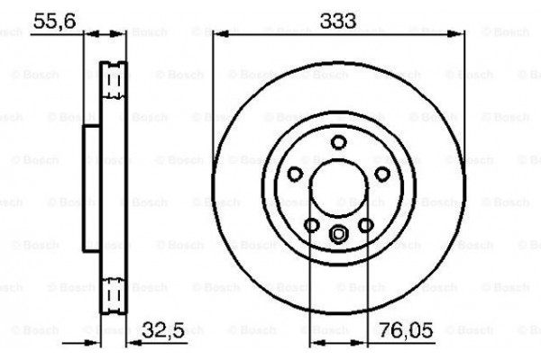 Bosch Δισκόπλακα - 0 986 479 096