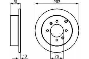 Bosch Δισκόπλακα - 0 986 479 125
