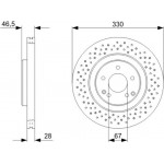 Bosch Δισκόπλακα - 0 986 479 135