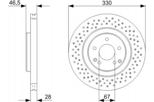Bosch Δισκόπλακα - 0 986 479 135