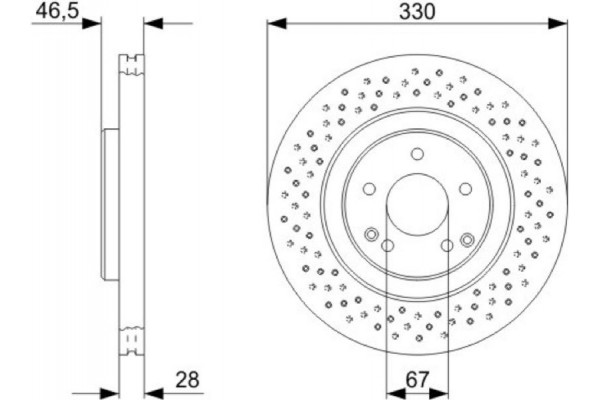 Bosch Δισκόπλακα - 0 986 479 135