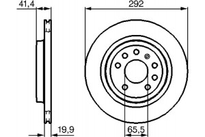 Bosch Δισκόπλακα - 0 986 479 142