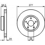 Bosch Δισκόπλακα - 0 986 479 147