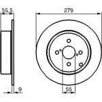 Bosch Δισκόπλακα - 0 986 479 149