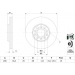 Bosch Δισκόπλακα - 0 986 479 157
