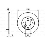 Bosch Δισκόπλακα - 0 986 479 165