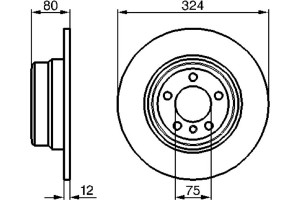 Bosch Δισκόπλακα - 0 986 479 167