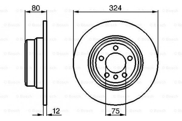 Bosch Δισκόπλακα - 0 986 479 167