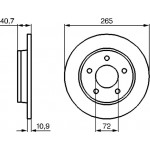 Bosch Δισκόπλακα - 0 986 479 C77