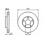 Bosch Δισκόπλακα - 0 986 479 C68