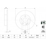 Bosch Δισκόπλακα - 0 986 479 185