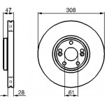 Bosch Δισκόπλακα - 0 986 479 198