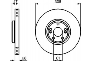 Bosch Δισκόπλακα - 0 986 479 198