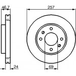 Bosch Δισκόπλακα - 0 986 479 207