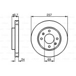 Bosch Δισκόπλακα - 0 986 479 207