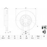 Bosch Δισκόπλακα - 0 986 479 210