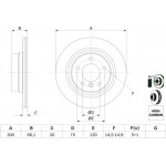 Bosch Δισκόπλακα - 0 986 479 218